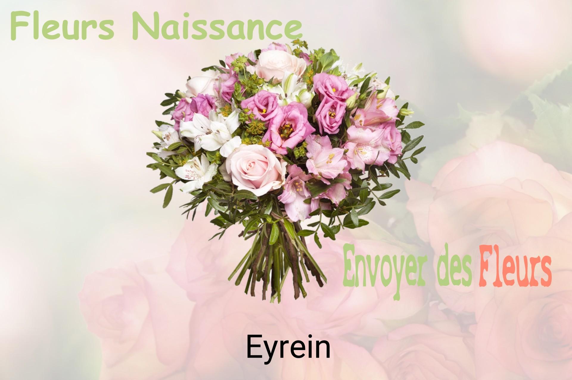 Bouquet de fleurs de naissance livré à Eyrein